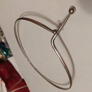 Modernist sterling silver 925 mexico collar choker necklace vintage